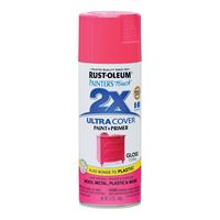 Rust-Oleum Painters Touch 2X Ultra Cover 334052 Spray Paint, Gloss, Coral, 12 oz, Aerosol Can 