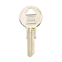 Hy-Ko 11010SL1 Key Blank, Brass, Nickel, For: Slaymaker Cabinet, House Locks and Padlocks, Pack of 10 