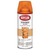 Krylon K09034000 Stained Glass Spray, Gloss, Tangerine Orange, 11.5 oz, Can 
