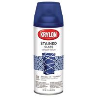 Krylon K09036000 Stained Glass Spray, Gloss, Cobalt Blue, 11.5 oz, Can 