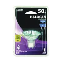 Feit Electric BPEXN-120 Halogen Bulb, 50 W, G8 Lamp Base, MR16 Lamp, 3000 K Color Temp, 3000 hr Average Life, Pack of 6 