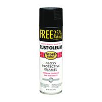 Rust-Oleum 254146 Rust Preventative Spray Paint, Gloss, Black, 15 oz, Can 