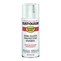 Rust-Oleum 7797830 Rust Preventative Spray Paint, Semi-Gloss, White, 12 oz, Can 