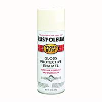 Rust-Oleum 7789830 Rust Preventative Spray Paint, Gloss, Canvas White, 12 oz, Can 