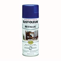 Rust-Oleum 7251830 Rust Preventative Spray Paint, Metallic, Cobalt Blue, 11 oz, Can 