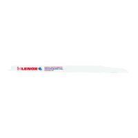Lenox 20586S156R Reciprocating Saw Blade, 3/4 in W, 12 in L, 6 TPI, High-Speed Cobalt Cutting Edge 