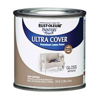 Rust-Oleum 1994730 Enamel Paint, Water, Gloss, Almond, 0.5 pt, Can, 120 sq-ft Coverage Area 