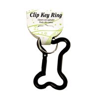 Hy-Ko KH492 Key Ring, Carabiner Ring, Pack of 5 