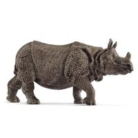 Schleich-S 14816 Figurine, 3 to 8 years, Indian Rhinoceros, Plastic 