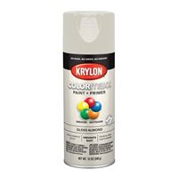 Krylon K05500007 Enamel Spray Paint, Gloss, Almond, 12 oz, Can 