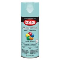 Krylon K05506007 Enamel Spray Paint, Gloss, Blue Ocean Breeze, 12 oz, Can 