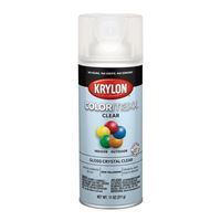 Krylon K05515007 Enamel Spray Paint, Gloss, Clear, 11 oz, Can 