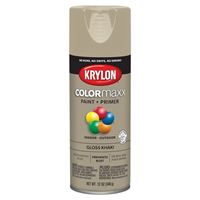 Krylon K05526007 Enamel Spray Paint, Gloss, Khaki, 12 oz, Can 