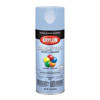Krylon K05530007 Enamel Spray Paint, Gloss, Peekaboo Blue, 12 oz, Can 