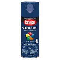Krylon K05535007 Enamel Spray Paint, Gloss, Regal Blue, 12 oz, Can 