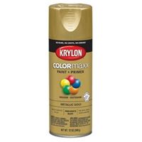 Krylon K05588007 Enamel Spray Paint, Metallic, Gold, 12 oz, Can 