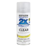 Rust-Oleum 249859 Spray Paint, Semi-Gloss, Clear, 12 oz, Can 