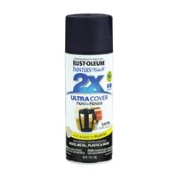 Rust-Oleum Painters Touch 2X Ultra Cover 334064 Spray Paint, Satin, Dark Walnut, 12 oz, Aerosol Can 