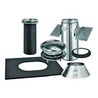 Selkirk 208621 Ceiling Support Kit, Pitched, Stainless Steel 