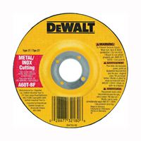DeWALT DW8420 Cutting Wheel, 4 in Dia, 0.045 in Thick, 5/8 in Arbor, 60 Grit, Medium, Aluminum Oxide Abrasive 