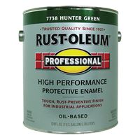 RUST-OLEUM PROFESSIONAL 7738402 Protective Enamel, Gloss, Hunter Green, 1 gal Can 