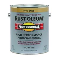 RUST-OLEUM PROFESSIONAL 7771402 Protective Enamel, Gloss, Sand, 1 gal Can 