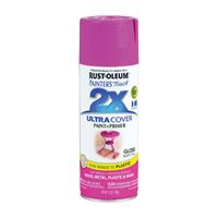 Rust-Oleum Painters Touch 2X Ultra Cover 334025 Spray Paint, Gloss, Berry Pink, 12 oz, Aerosol Can 