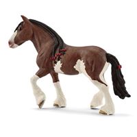Schleich-S 13809 Figurine, 3 to 8 years, Clydesdale Mare, Plastic 