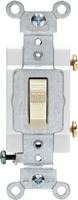 Leviton Commercial 20 amps 120/277 volts Single Pole Toggle Switch Ivory 