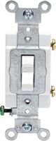 Leviton Commercial 20 amps 120/277 volts Single Pole Toggle Switch White 