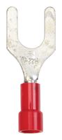 Jandorf  Commercial  Terminal Spade  Vinyl  22-18 AWG 1/4 in. Red  5 pk 
