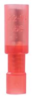 Jandorf  Commercial  Female Bullet  Nylon  22-18 AWG Red  5 pk 