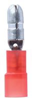 Jandorf  Commercial  Male Bullet  Nylon  22-18 AWG Red  5 pk 