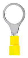 Jandorf  Commercial  Terminal Ring  Vinyl  12-10 AWG 1/2 in. Yellow  2 pk 