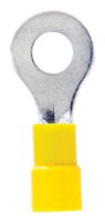 Jandorf  Commercial  Terminal Ring  Vinyl  12-10 AWG 1/4 in. Yellow  5 pk 