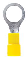 Jandorf  Commercial  Terminal Ring  Vinyl  12-10 AWG 3/8 in. Yellow  5 pk 