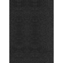 Multy Home MT1001722 Utility Mat, 4 ft L, 3 ft W, Runner, Tri-Rib Pattern, Polyester Rug, Charcoal