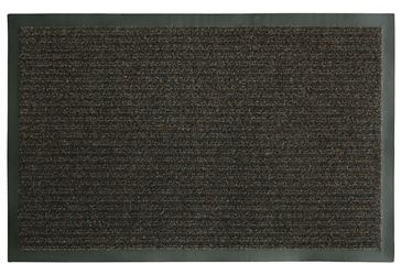 Fanmats 27392 Ribbed Utility Mat, 28 in L, 18 in W, Polypropylene Rug, Brown