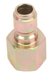 Forney 75137 Plug, 3/8 in Connection, Quick Connect Plug x FNPT, Steel 