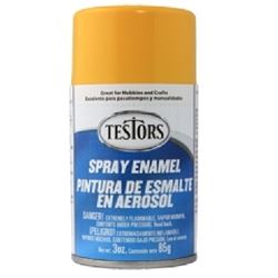 Testors 1214T Craft Spray Paint, Gloss, Yellow, 3 oz 