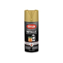 Krylon K01701A77 Metallic Spray Paint, Metallic, Bright Gold, 11 oz, Can 