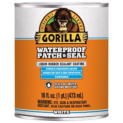 Gorilla 105343 Rubberized Spray Coating, Waterproof, White, 16 oz, Pack of 6 
