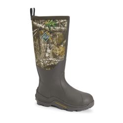 The Original Muck Boot Company Woody Max Series WDM-RTE-RTR-090 Hunting Boots, 9, Brown/Realtree Edge Camo 