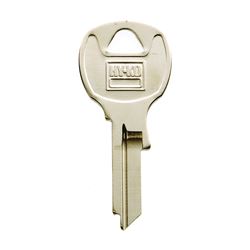 Hy-Ko 11010NA44 Key Blank, Brass, Nickel, For: National Cabinet, House Locks and Padlocks, Pack of 10 