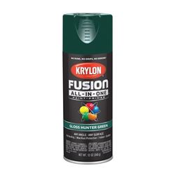 Krylon K02789007 Spray Paint, Gloss, Hunter Green, 12 oz, Can 