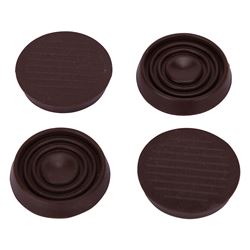 ProSource FE-S708-PS Caster Furniture Glide, Rubber, Brown, Brown, 1-3/4 x 1-3/4 x 3/8 in Dimensions 