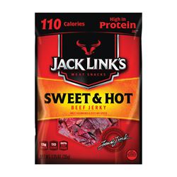 Jack Links 10000008342 Snack, Jerky, Sweet, Hot, 1.25 oz, Pack of 10 