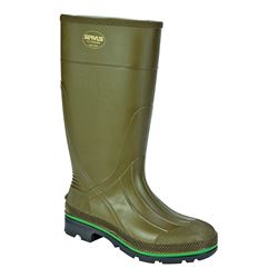 Servus Northener Series 75120-14 Non-Insulated Work Boots, 14, Brown/Green/Olive, PVC Upper, Insulated: No 