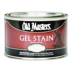 Old Masters 80708 Gel Stain, Dark Walnut, Liquid, 1 pt, Can 
