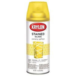 Krylon K09035000 Stained Glass Spray, Gloss, Canary Yellow, 11.5 oz, Can 
